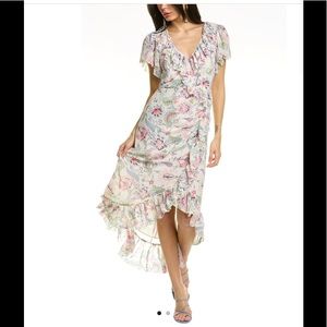 Cinq a Sept Sheila Floral Wrap Dress